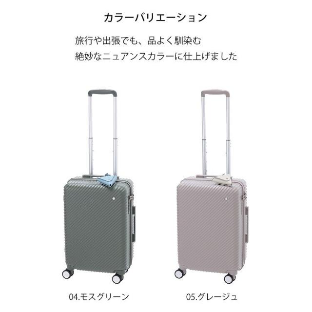 ダブルアンドデイナイト（W&．Day/Night）/スーツケース 機内持ち込み 30L キャスターストッパー W&．Day/Night×HaNT コラボ_5