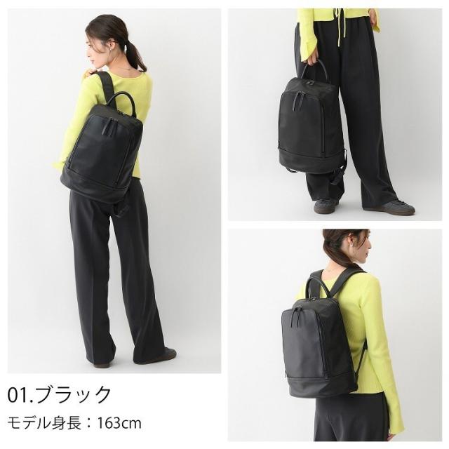 ダブルアンドデイナイト（W&．Day/Night）/リュックサック ビジネスリュック レザー A4収納可能 13．3インチPC収納 W& ピルクエット_7