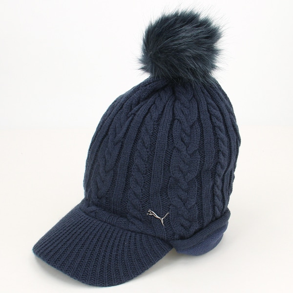 プーマ（PUMA）/PUMA GOLF/プーマゴルフ/ゴルフ W メタルキャット ニットバイザーキャップ
