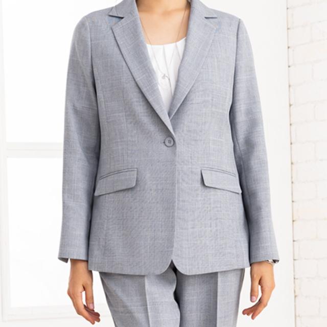 アッドルージュ（Addrouge）/【洗える / 接触冷感 / UVカット / 吸湿速乾】 麻調 リネンタッチ スーツ