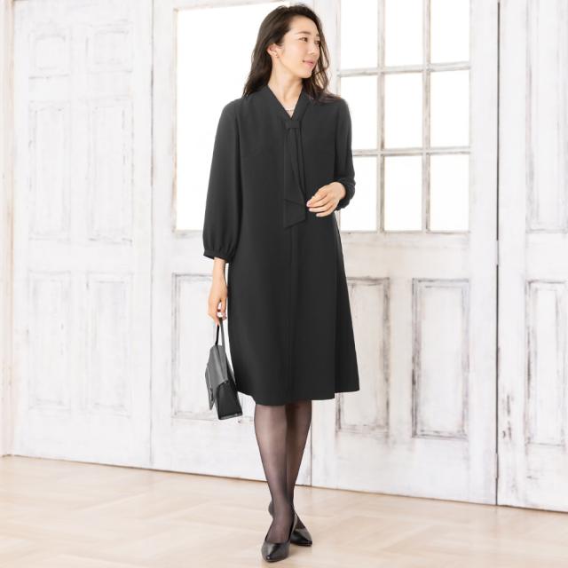 アッドルージュ（Addrouge）/【洗える / 抗菌消臭】 喪服 ブラックフォーマル 礼服 着丈が選べる　5号〜23号