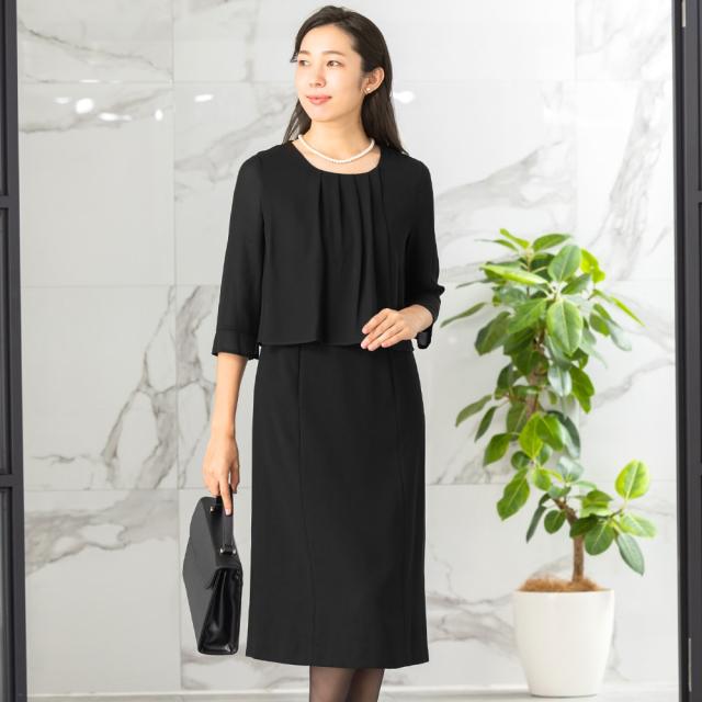 アッドルージュ（Addrouge）/【洗える / 抗菌消臭】 喪服 ブラックフォーマル 礼服 着丈が選べる　 5号〜23号 レディース_1