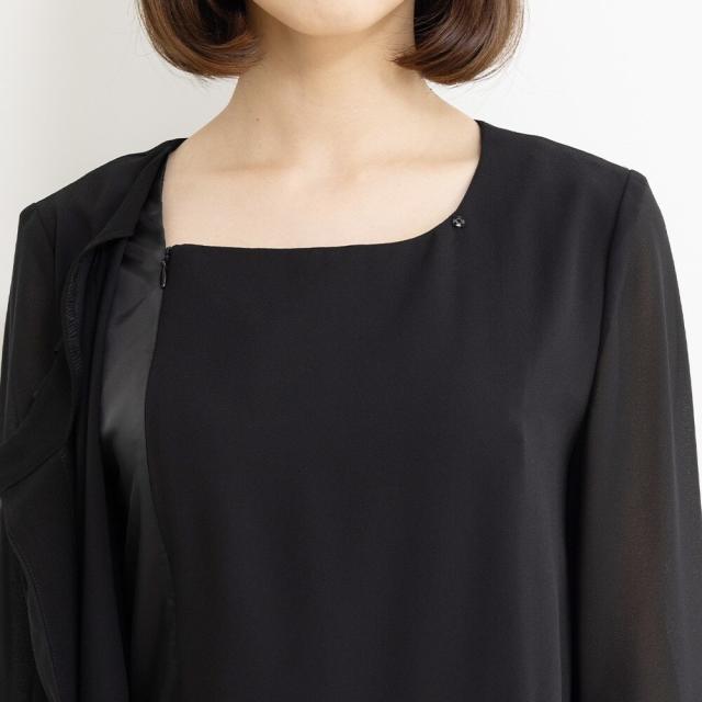 アッドルージュ（Addrouge）/【洗える / 抗菌消臭】 喪服 ブラックフォーマル 礼服 着丈が選べる　 5号〜23号 レディース_15
