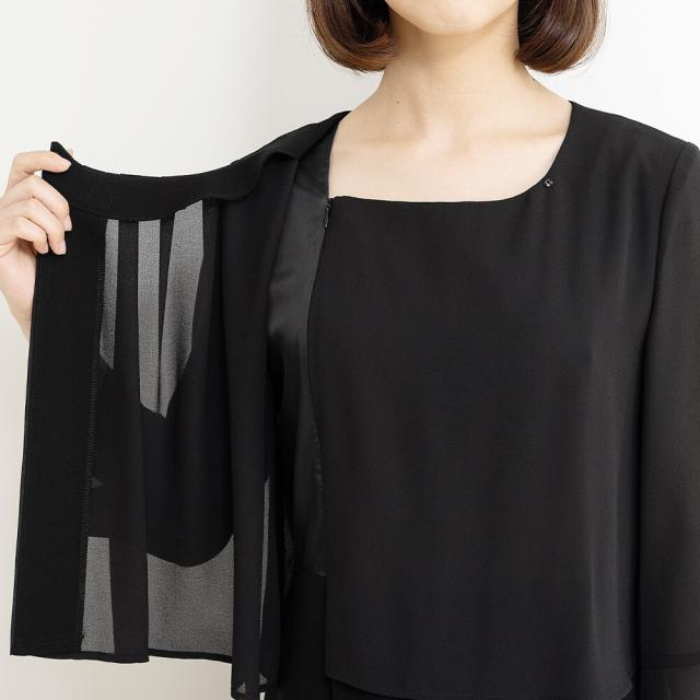 アッドルージュ（Addrouge）/【洗える / 抗菌消臭】 喪服 ブラックフォーマル 礼服 着丈が選べる　 5号〜23号 レディース_16