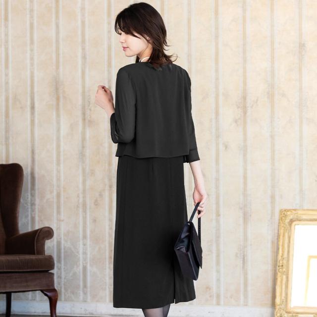 アッドルージュ（Addrouge）/【洗える / 抗菌消臭】 喪服 ブラックフォーマル 礼服 着丈が選べる　 5号〜23号 レディース_4
