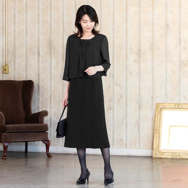 アッドルージュ（Addrouge）/【洗える / 抗菌消臭】 喪服 ブラックフォーマル 礼服 着丈が選べる　 5号〜23号 レディース_5