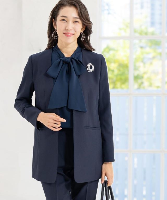 アッドルージュ（Addrouge）/【洗える / UVカット / ストレッチ】 ロング丈ジャケット スーツ　5号〜23号_9