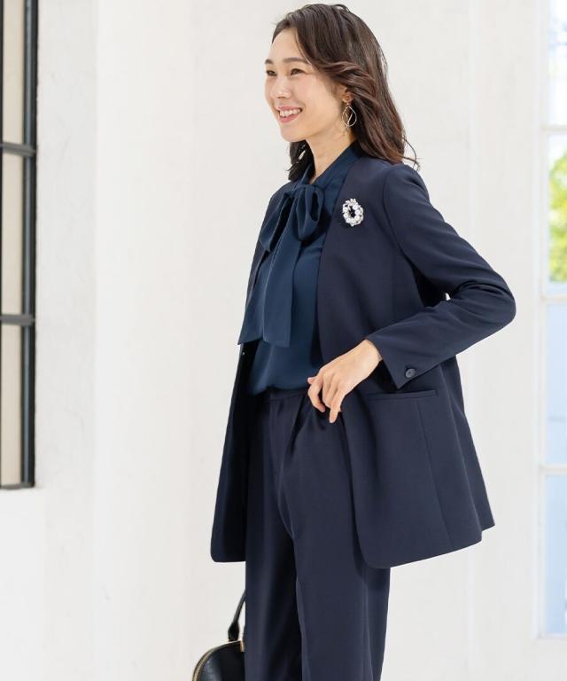 アッドルージュ（Addrouge）/【洗える / UVカット / ストレッチ】 ロング丈ジャケット スーツ　5号〜23号_11