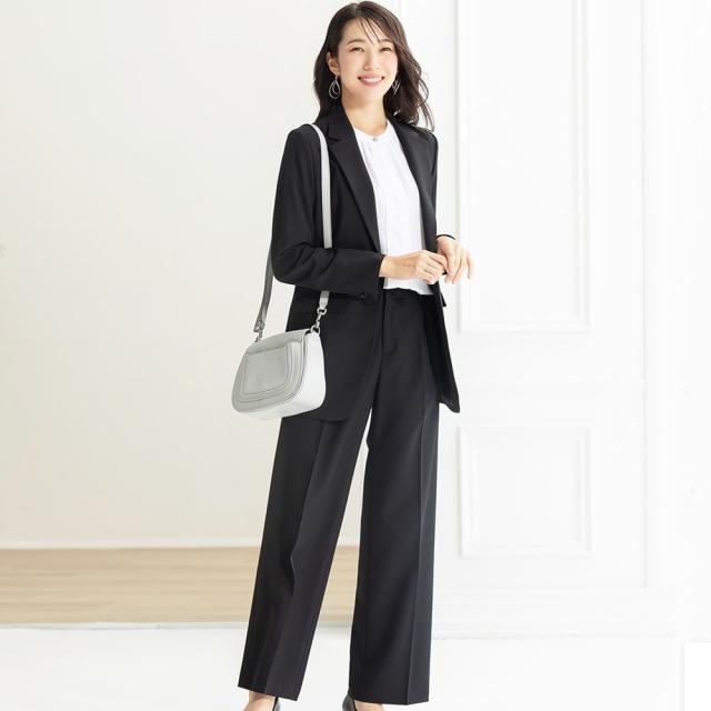 アッドルージュ（Addrouge）/【洗える / UVカット / ストレッチ】 ロング丈ジャケット スーツ　5号〜23号