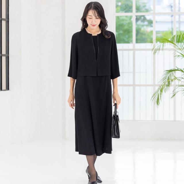 アッドルージュ（Addrouge）/【洗える / 抗菌消臭】 喪服 ブラックフォーマル 礼服 ワンピース 5号〜23号 レディース
