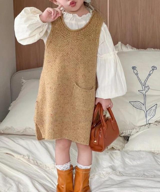 アイモハ（aimoha）/【aimoha−KIDS−】ニットワンピース＋ブラウスセットの通販は