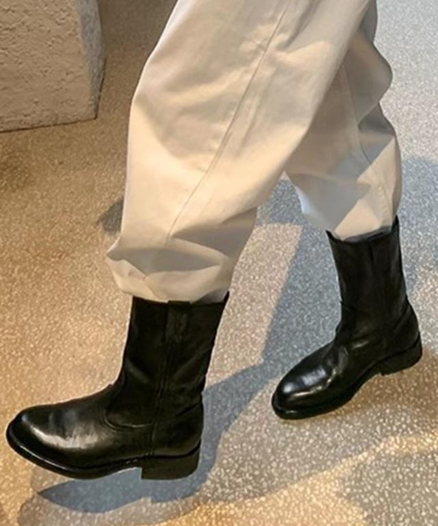 アイモハ（aimoha）/【shoes365】PUレザーミドルブーツ_1