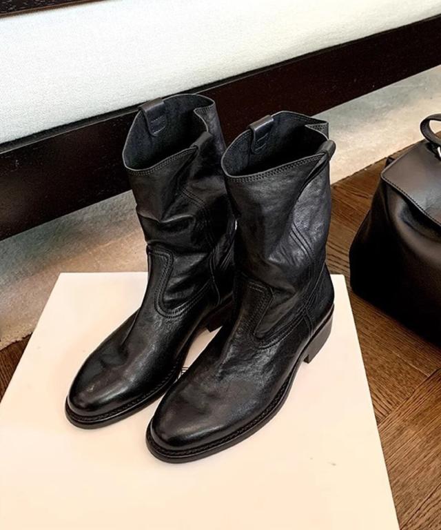 アイモハ（aimoha）/【shoes365】PUレザーミドルブーツ_12