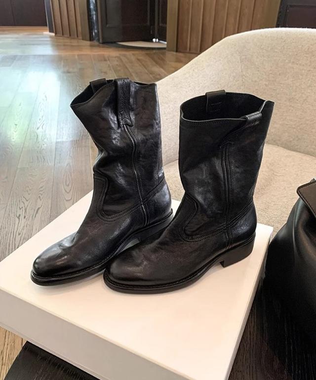 アイモハ（aimoha）/【shoes365】PUレザーミドルブーツ_15