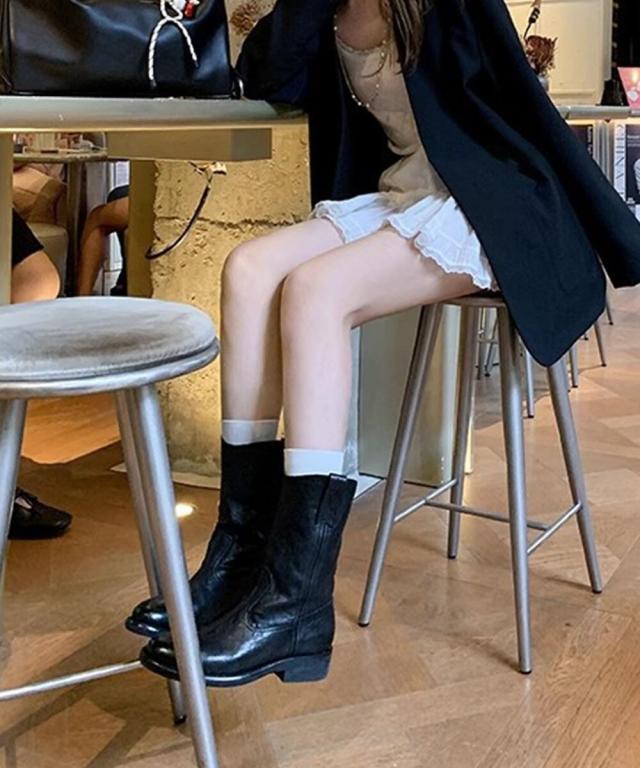 アイモハ（aimoha）/【shoes365】PUレザーミドルブーツ_5