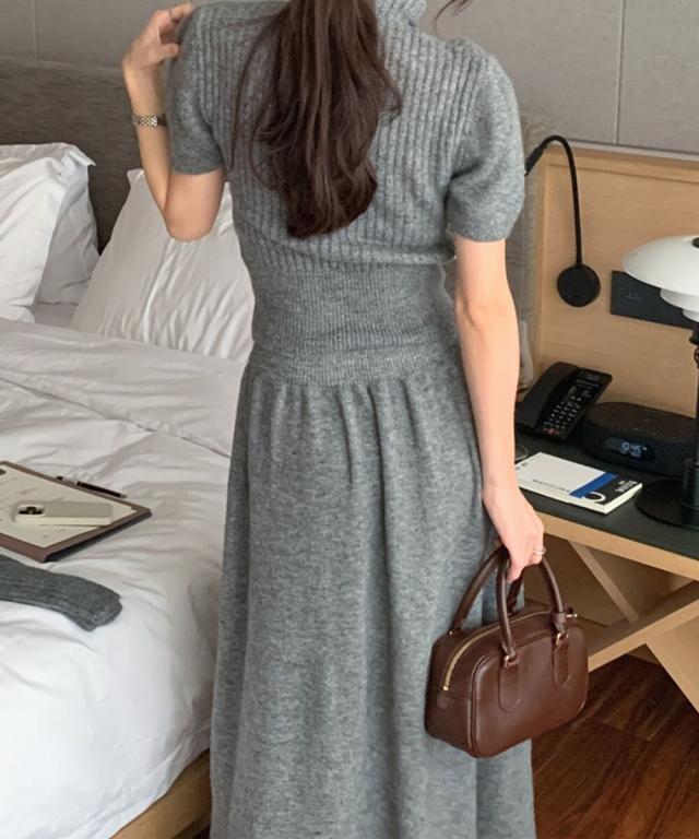 アイモハ（aimoha）/ニットグローブ付きハイネックニットトップス＋