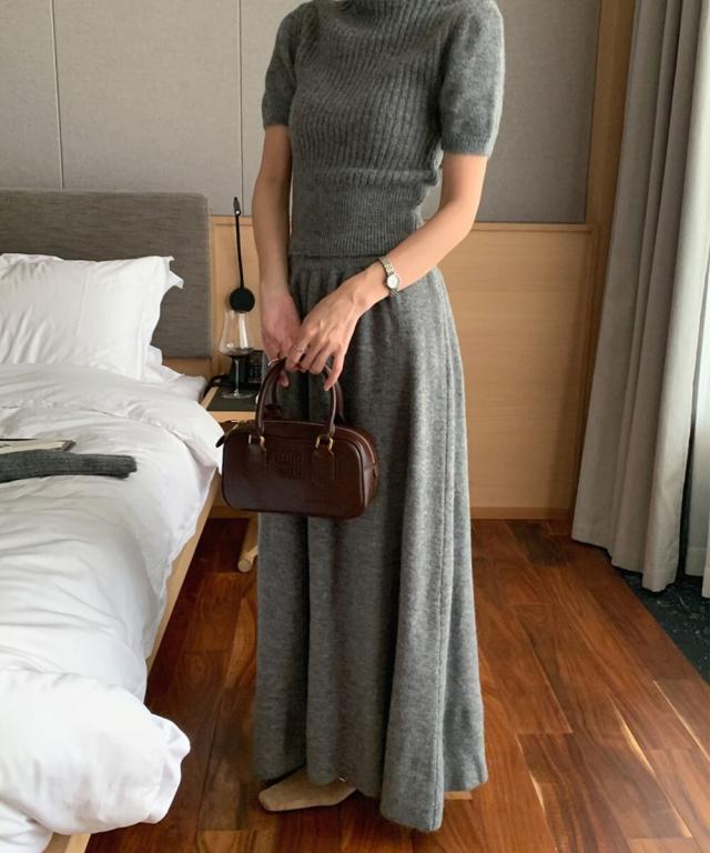 アイモハ（aimoha）/ニットグローブ付きハイネックニットトップス＋