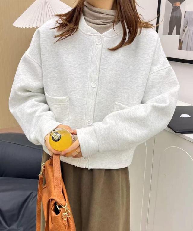 アイモハ（aimoha）/シンプルデザインノーカラージャケット