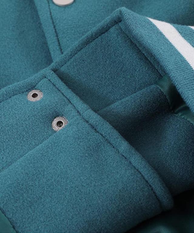 フック（HOOK）/【HOOK】ユニセックスアメカジワッペン刺繍スタジャン