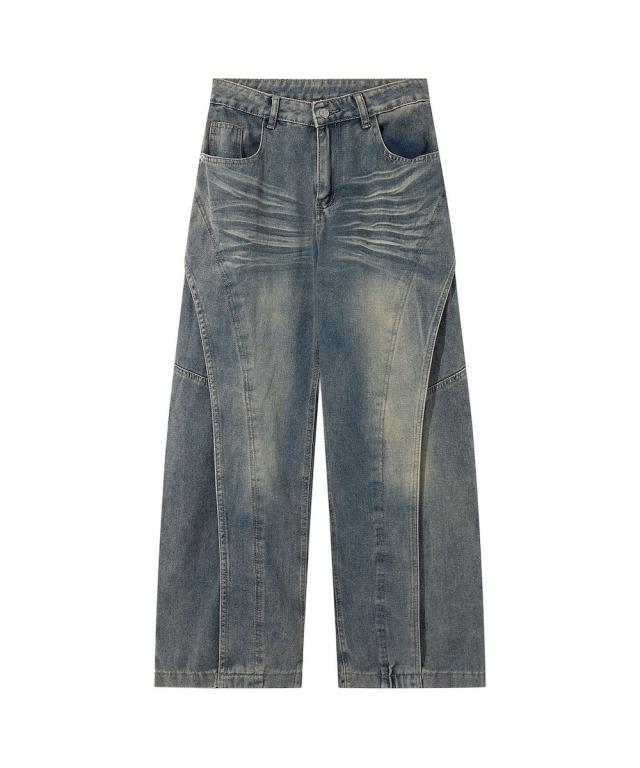 フック（HOOK）/ヴィンテージライクワイドデニムワークパンツ