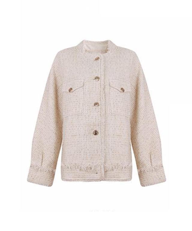 ジャスミングランディフローラム（Jasmine Grandiflorum）/【Jasmine】オーバーサイズの抜け感がオシャレツイードジャケット