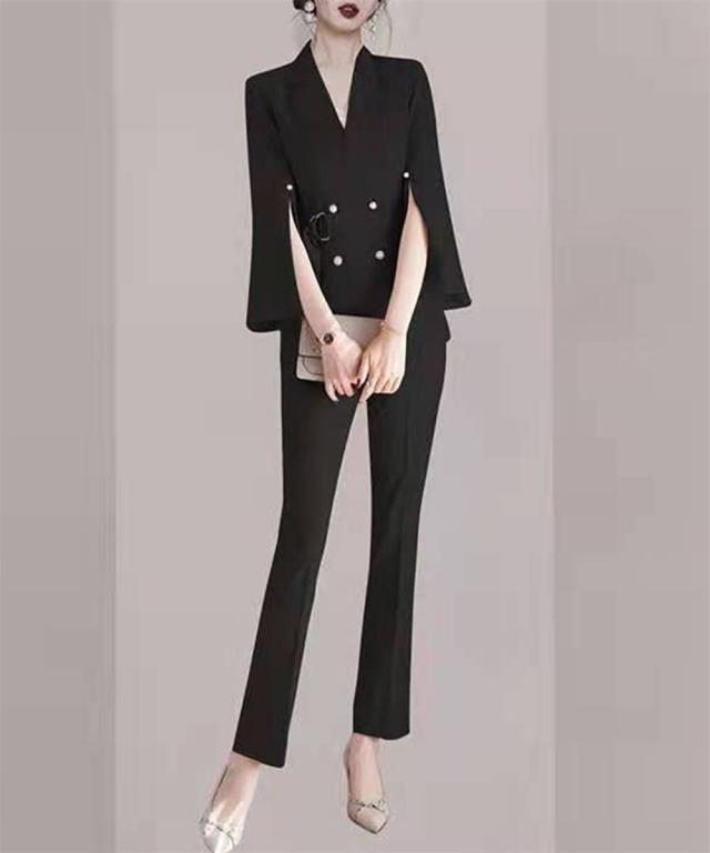 ジャスミングランディフローラム/【Jasmine】ケープジャケット風スーツセットアップの通販は 8,406円