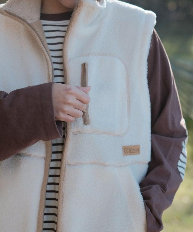 スモア（S’more）/S’more boa vest_9