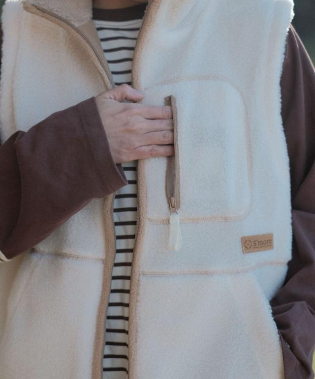 スモア（S’more）/S’more boa vest_10