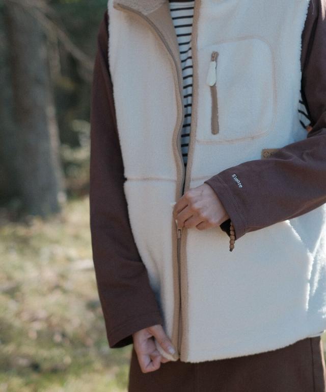 スモア（S’more）/S’more boa vest_13