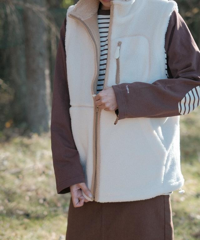 スモア（S’more）/S’more boa vest_14