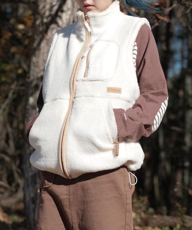 スモア（S’more）/S’more boa vest_16