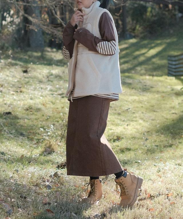 スモア（S’more）/S’more boa vest_1