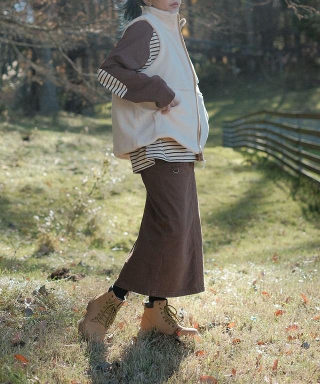 スモア（S’more）/S’more boa vest_2