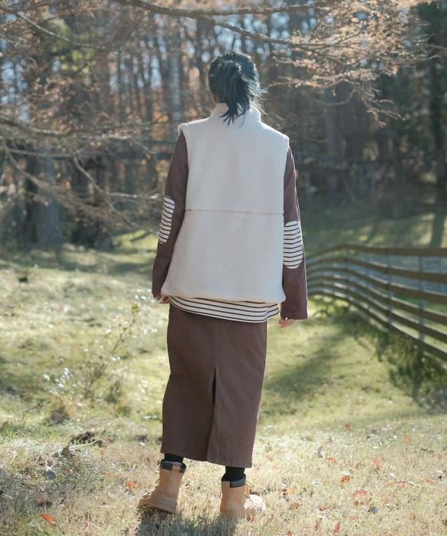 スモア（S’more）/S’more boa vest_5