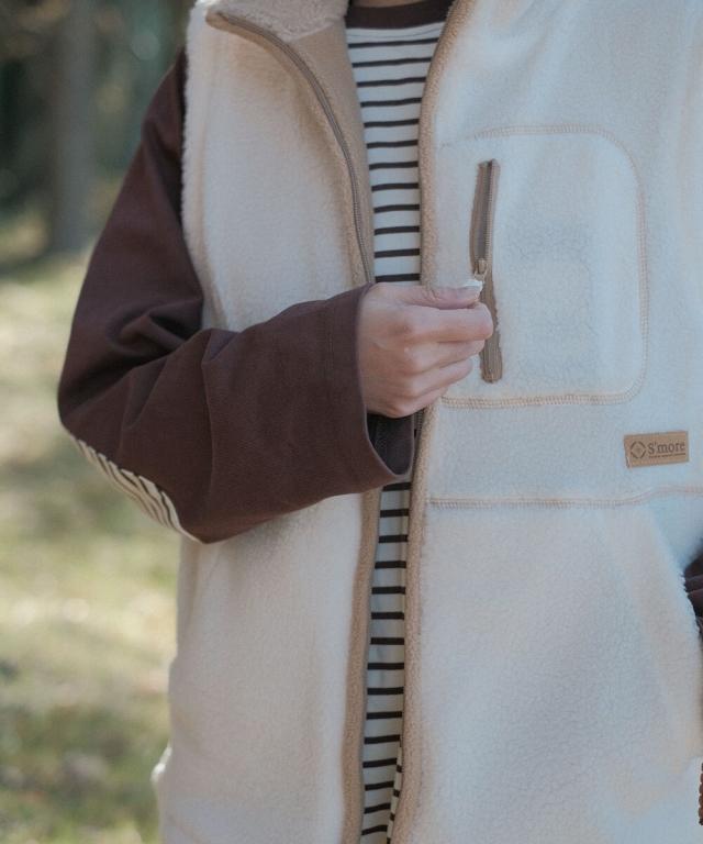 スモア（S’more）/S’more boa vest_8