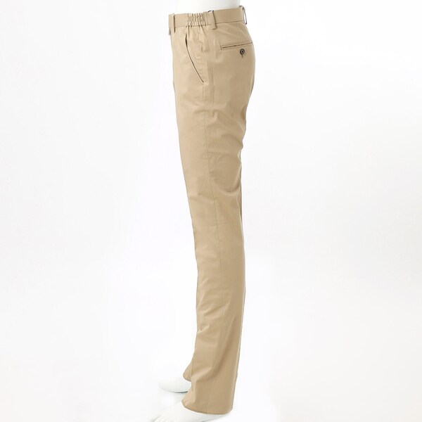 コナカ（konaka）/【stanley blacker】洗えるノータックスラックス チノパン ベージュ 軽量 ストレッチ コナカ（konaka）/【stanley blacker】洗えるノータックスラックス