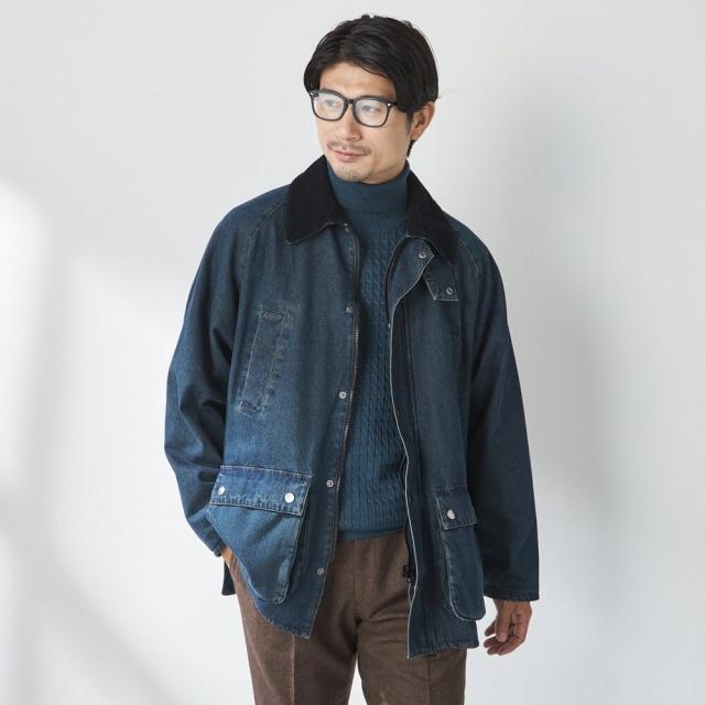 コナカ（konaka）/【stanley blacker】デニムハンティングジャケット ネイビー アウター コート