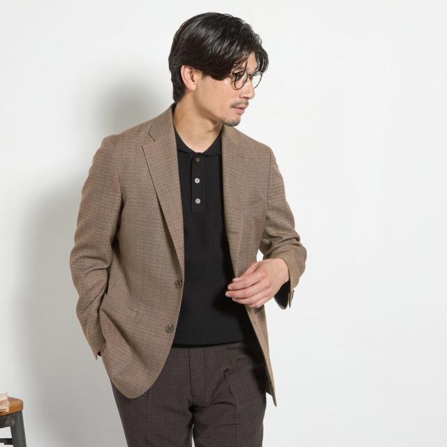 【NEW】コナカ（konaka）/【stanley blacker】洗えるニットポロシャツ ブラック_4
