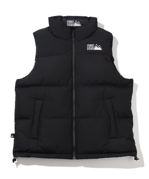 フューズ（FUSE）/【FIRST DOWN（ファーストダウン）】BUBBLE DOWN VEST MICROFT