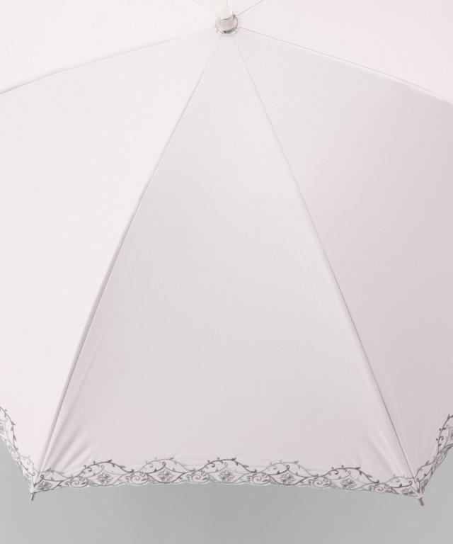アクアスキュータム（AQUASCUTUM）/【 Aquascutum】エレガンス刺しゅう晴雨兼用傘（長傘）