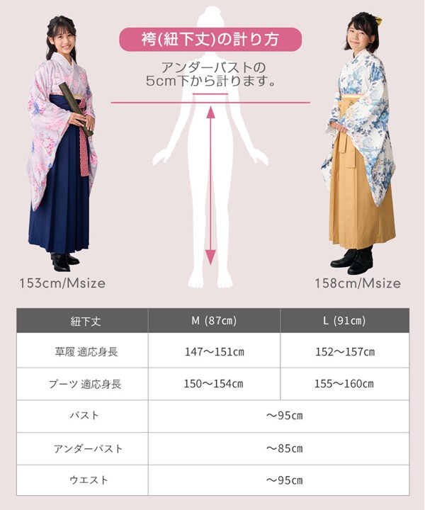 袴Mサイズ　女の子＊卒業式【SWEET MOMMY】 楽天市場】小学生 袴 簡単 着付け 6点セット 女の子 卒業式