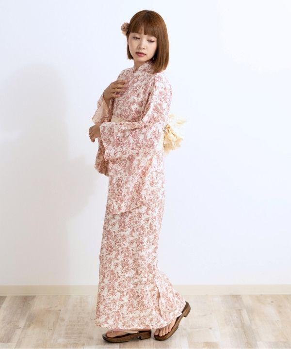 新品　見着用　スウィートマミー 浴衣 5点セット 咲むEMU 2025 浴衣コレクション｜マタニティウェア・授乳服の