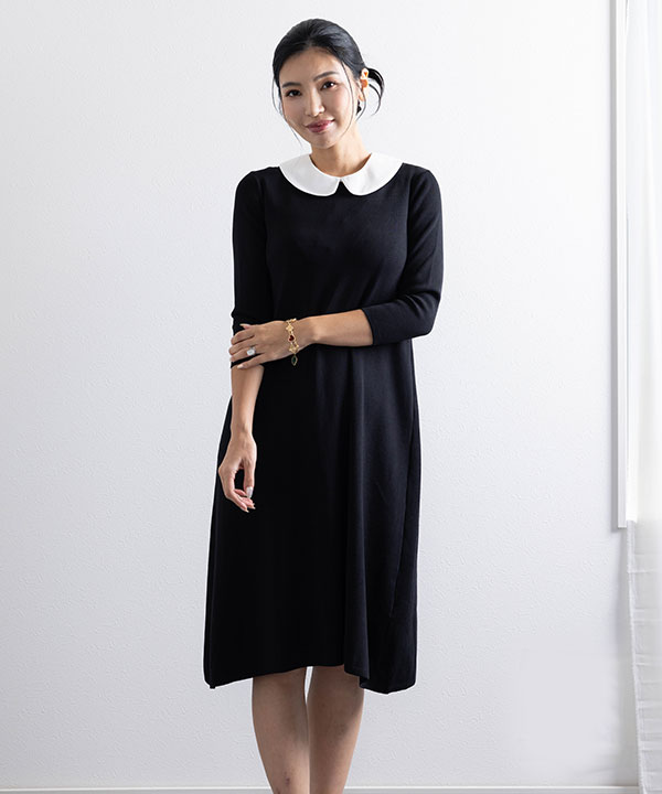 エタニティセレクト（ETERNITY SELECT）/付け襟 ニットワンピ長袖