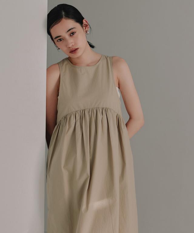 24AW　ヘリンドットサイ　コクーンドレス　ロングワンピース　長袖ノースリーブ 24AW ヘリンドットサイ コクーンドレス ロングワンピース 長袖ノースリーブ