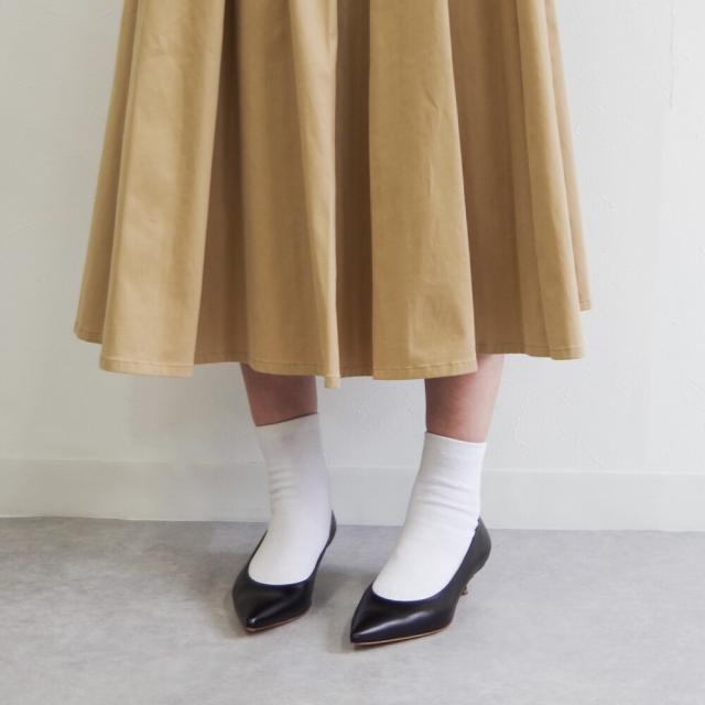 ファビオ ルスコーニ（FABIO RUSCONI）/ポインテッドトゥ ローヒールパンプス DARIAの通販は