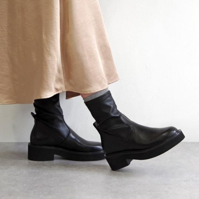 ファビオ ルスコーニ（FABIO RUSCONI）/ストレッチブーツ 2606 ミドルブーツ 厚底 トラックソール