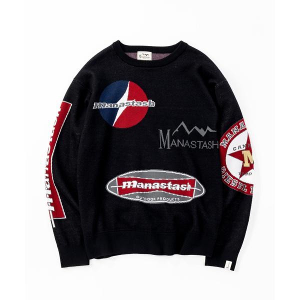 マナスタッシュ（Manastash）/MANASTASH／MULTI CLASSIC LOGO CREWNECK