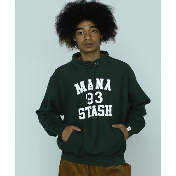 マナスタッシュ（Manastash）/MANASTASH／マナスタッシュ／COLLEGE LOGO STAND COLLAR SWEAT