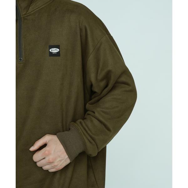 MANASTASH/マナスタッシュ/LODGE HALF ZIP SWEAT/ロッジハーフジップ-