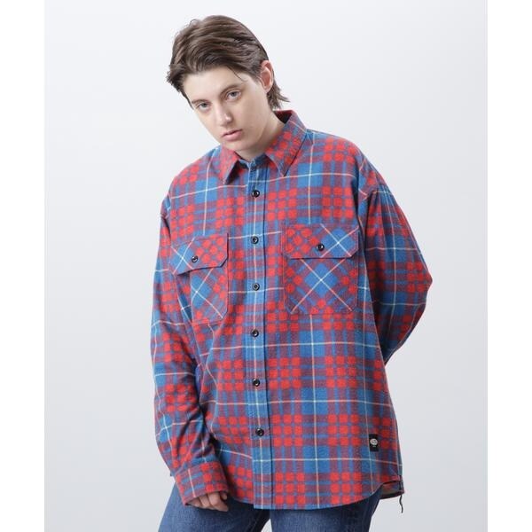 マナスタッシュ（Manastash）/MANASTASH／マナスタッシュ／ZIP FLANNEL SHIRTS／ジップフランネルシャツ_3